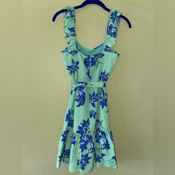 Likely Mini Charlotte Dress In Green Petal. NWT. Size 10 - Picture 6 of 13